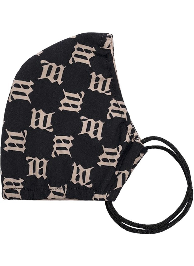 MISBHV Monogram Face Mask Black