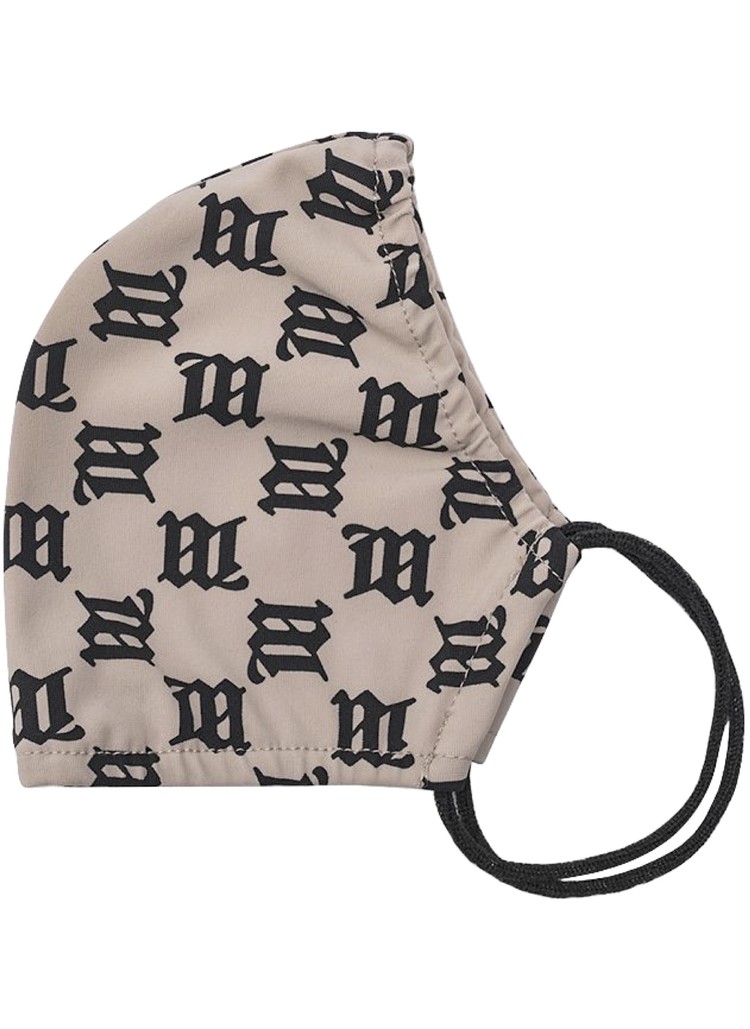 MISBHV Monogram Face Mask Beige