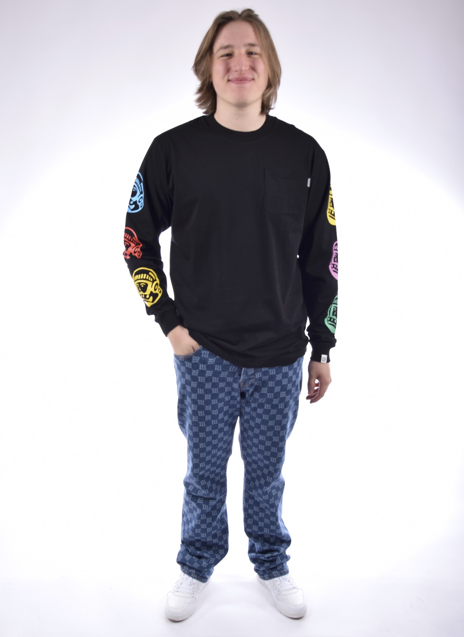 Billionaire Boys Club Repeat Astro Long Sleeve T-Shirt Black