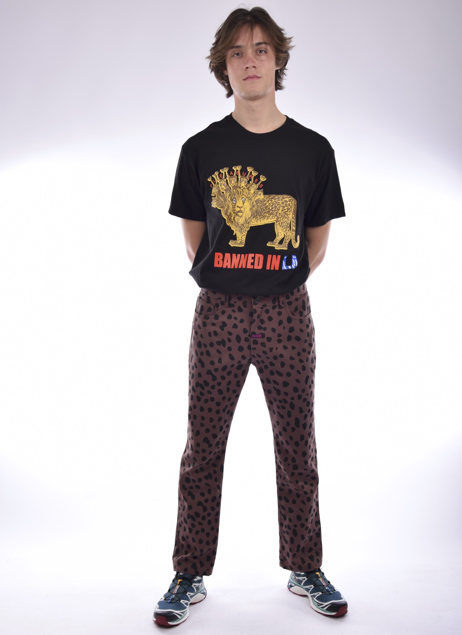 Pleasures Dalmatian Jeans Brown | HALO - HALO