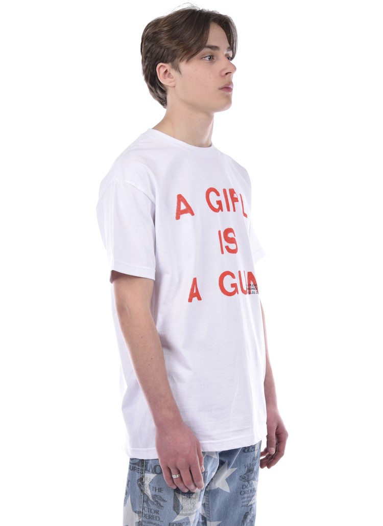 Pleasures A Girl is a Gun T-Shirt 'White'