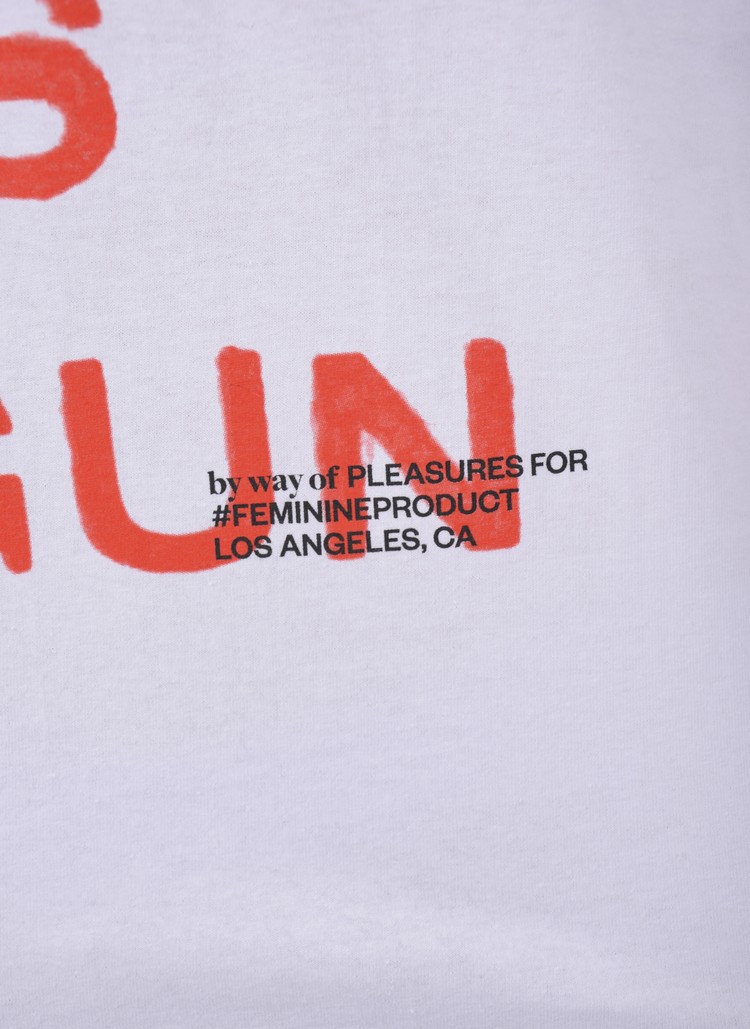 Pleasures A Girl is a Gun T-Shirt 'White'