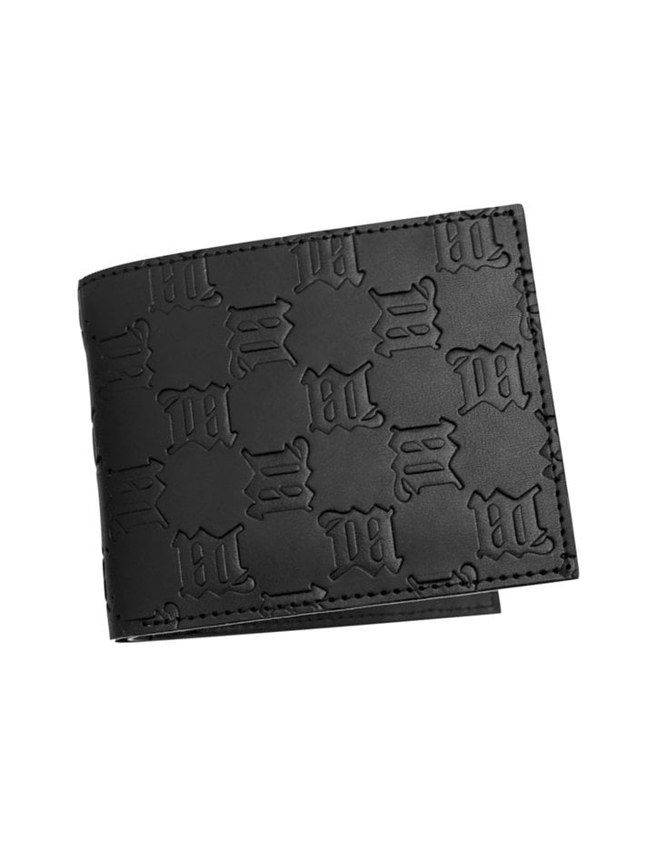 MISBHV Jacquard Monogram Zipped Wallet - Neutrals