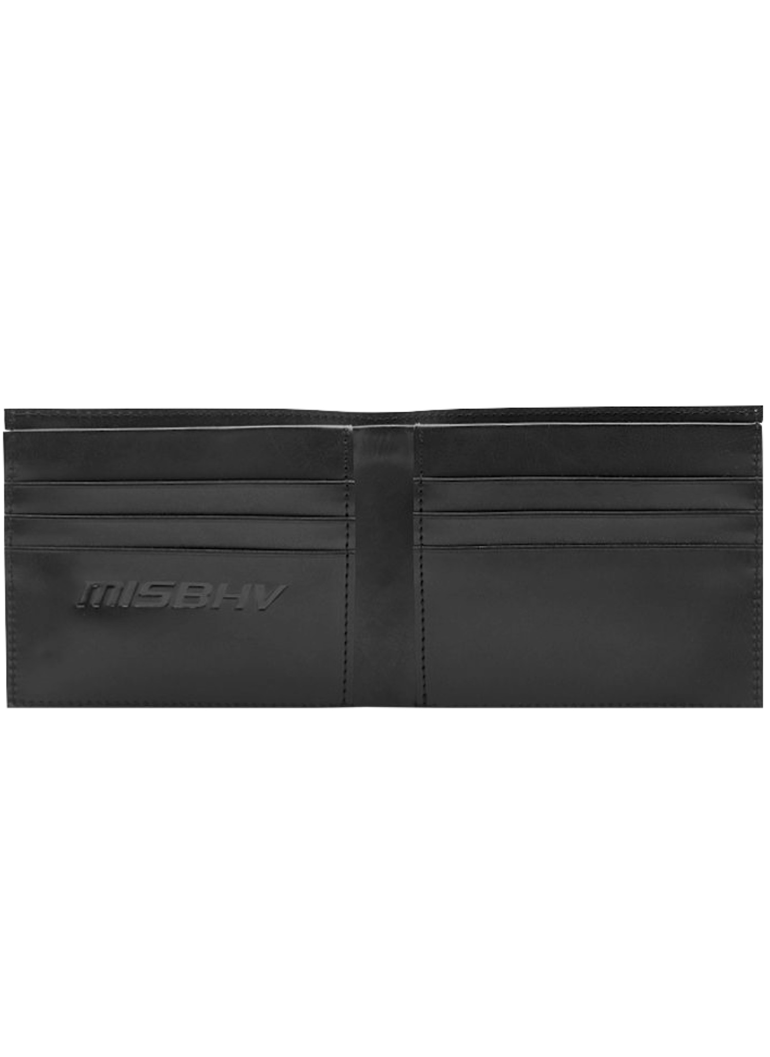 MISBHV Embossed Wallet - Black