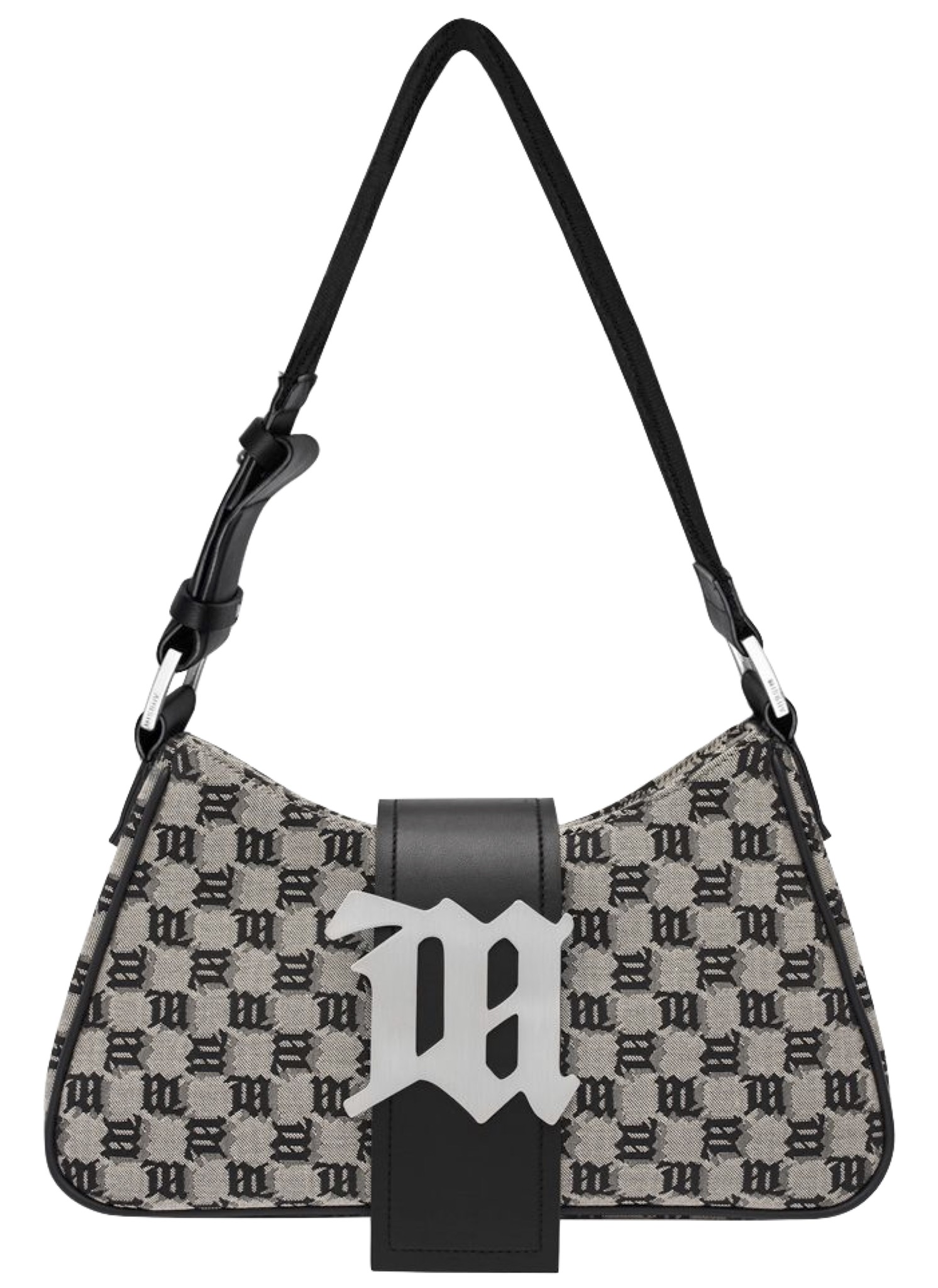 MISBHV logo-jacquard Leather Shoulder Bag - Farfetch