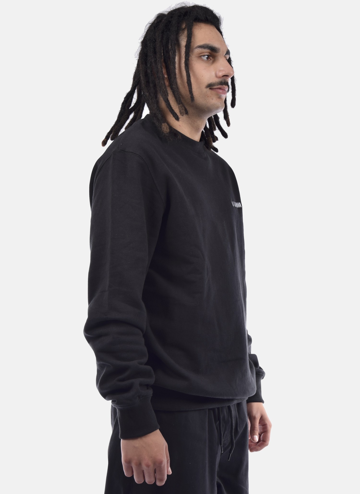 Han Kjøbenhavn Casual Logo Crewneck Black - HALO