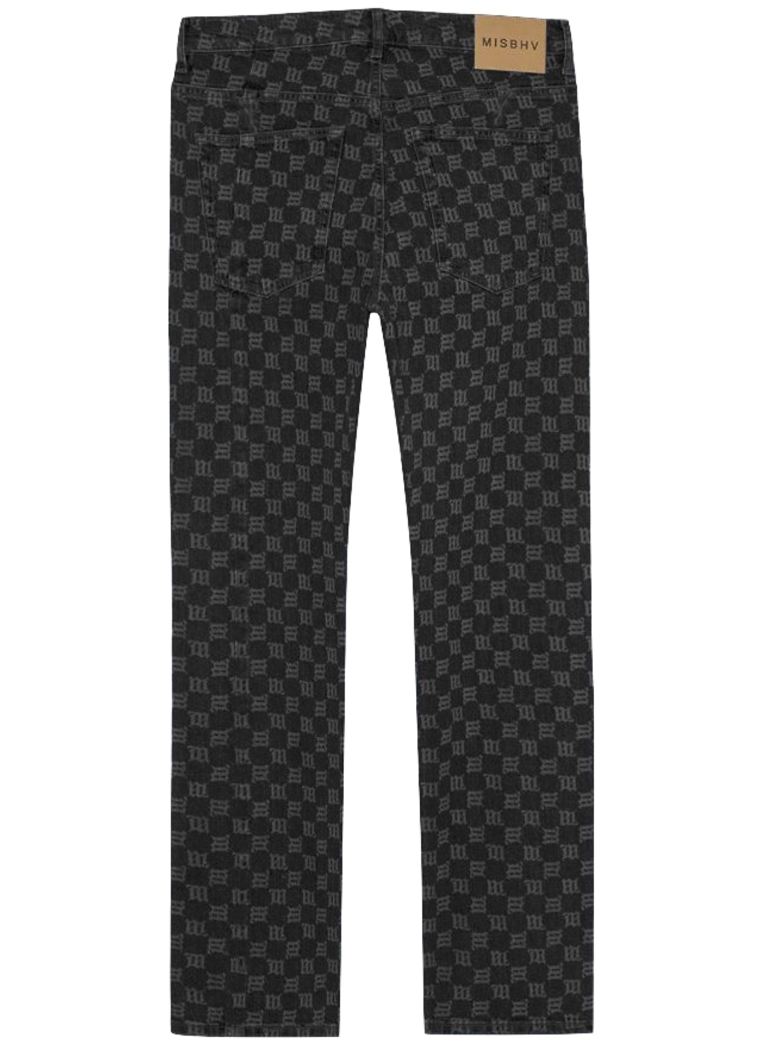 Misbhv - Monogram Denim Pants  HBX - Globally Curated Fashion and  Lifestyle by Hypebeast