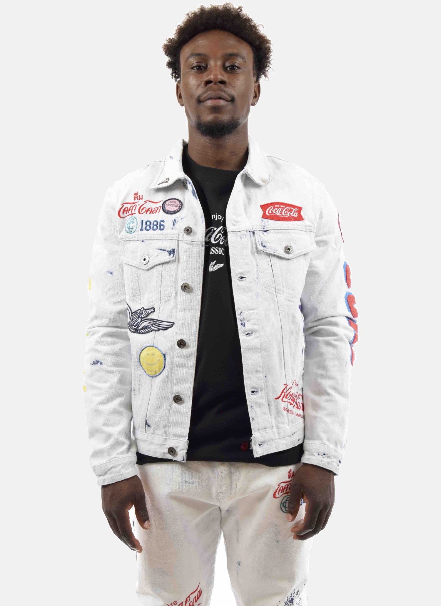 Staple Pigeon x Coca-Cola Always Denim Jacket Blue HALO HALO