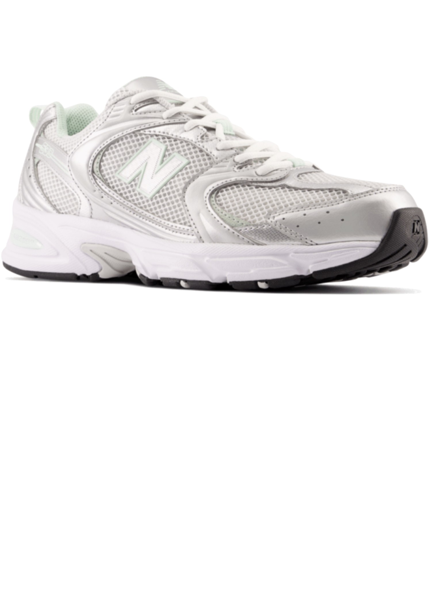 summer fog with white new balance