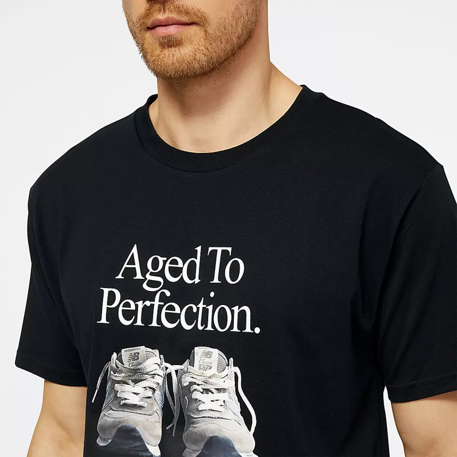 New Balance Athletics Graphic Aged to Perfection T-Shirt 'Black