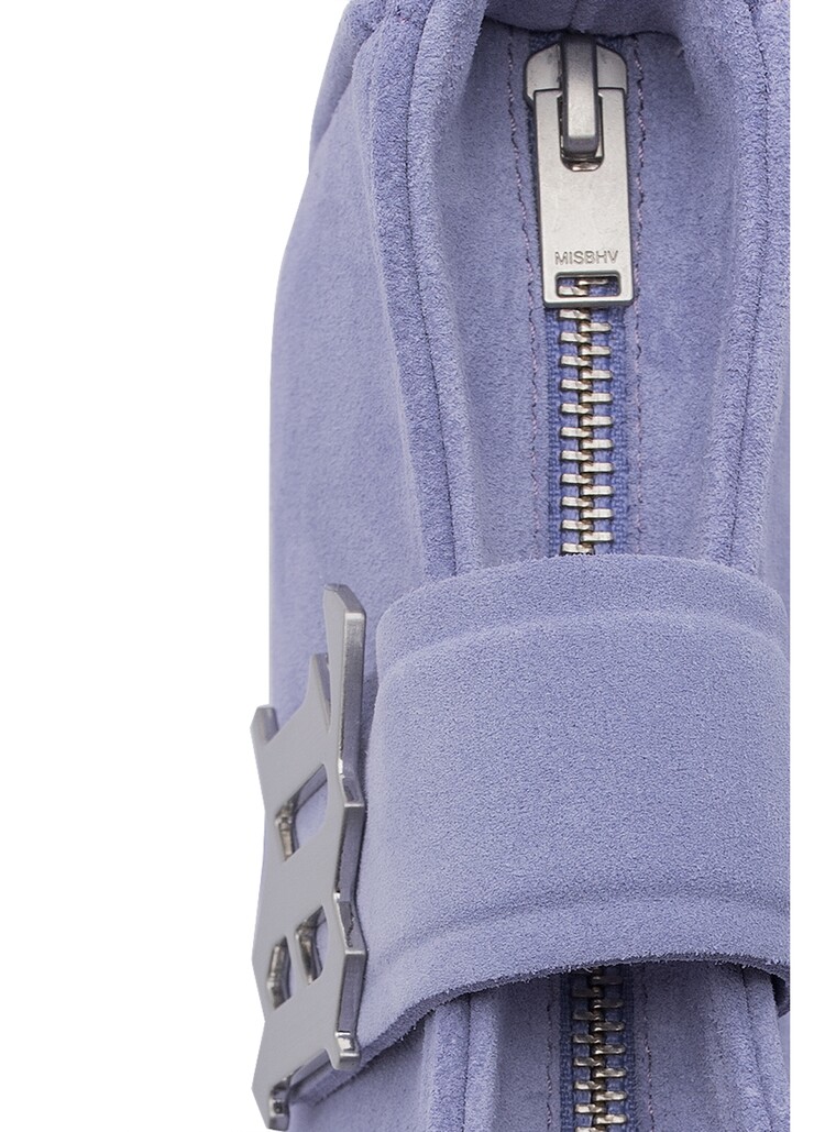 MISBHV Suede Shoulder Bag Mini 'Periwinkle'