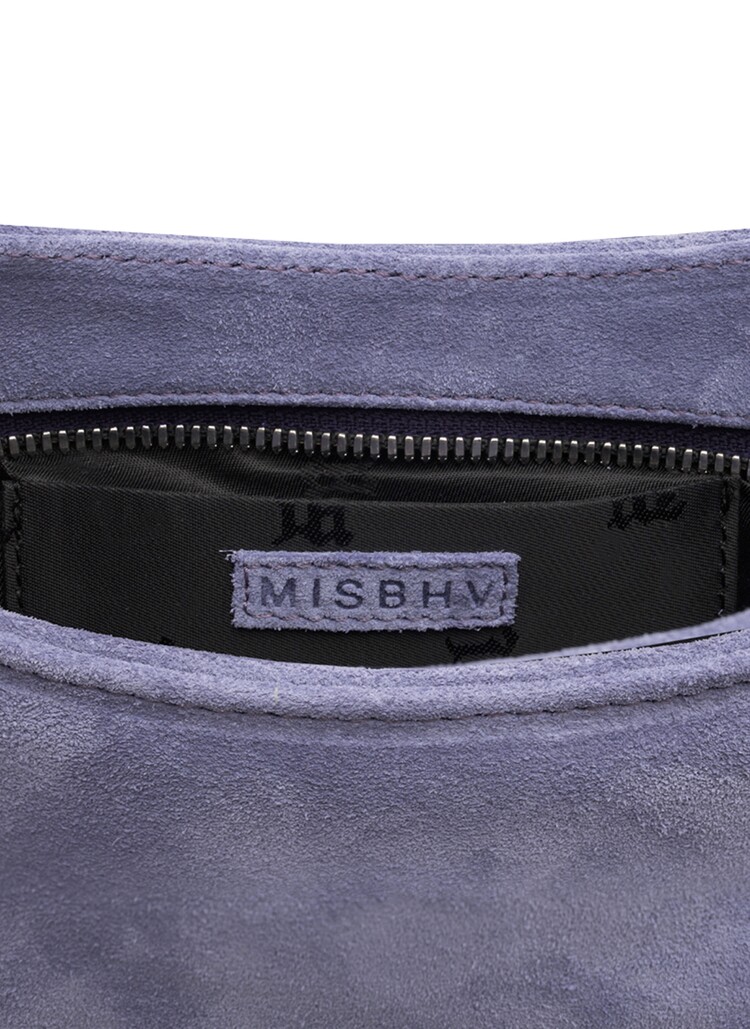 MISBHV Suede Shoulder Bag Mini 'Periwinkle'