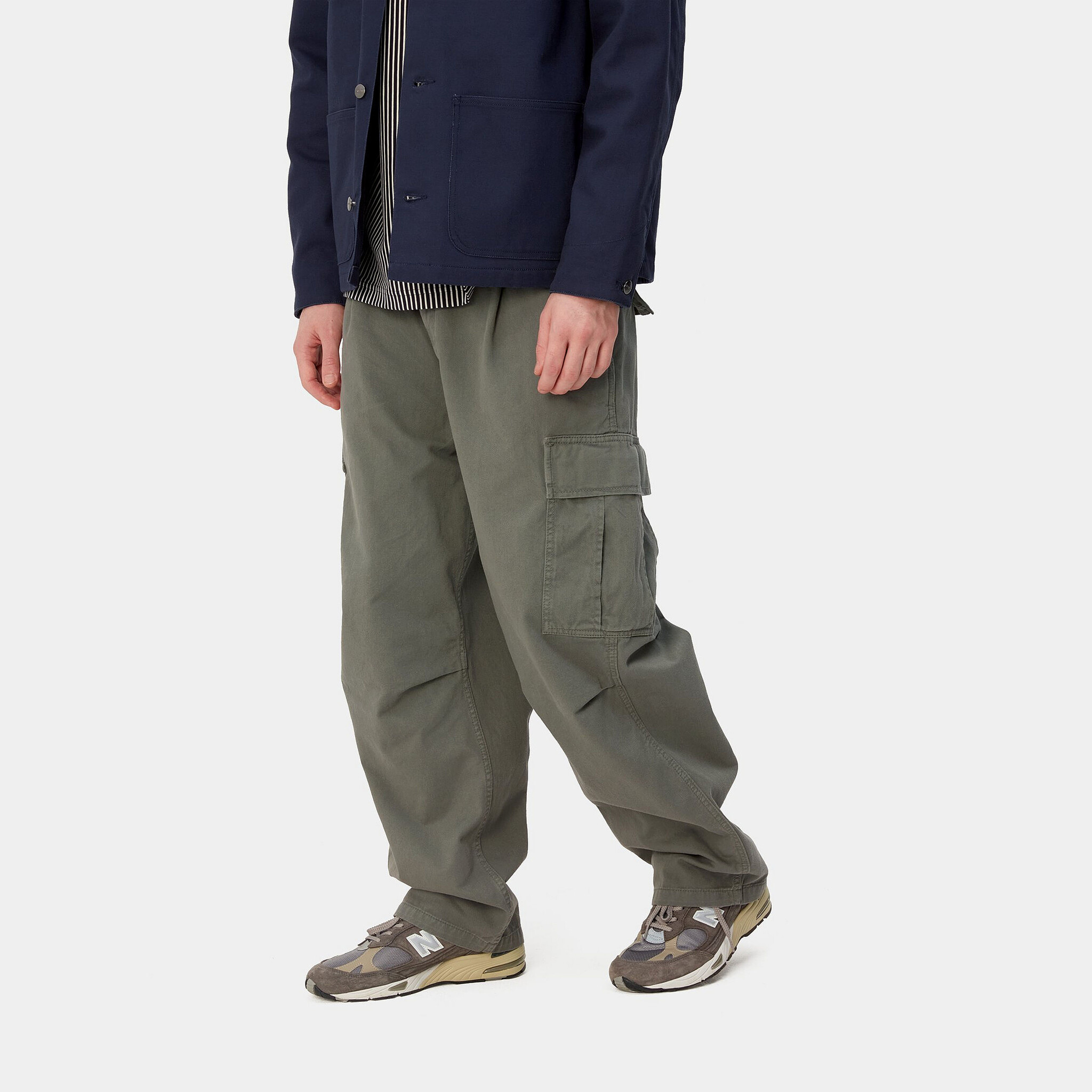Carhartt WIP Double Knee Pant 'Deep H Brown Aged Canvas