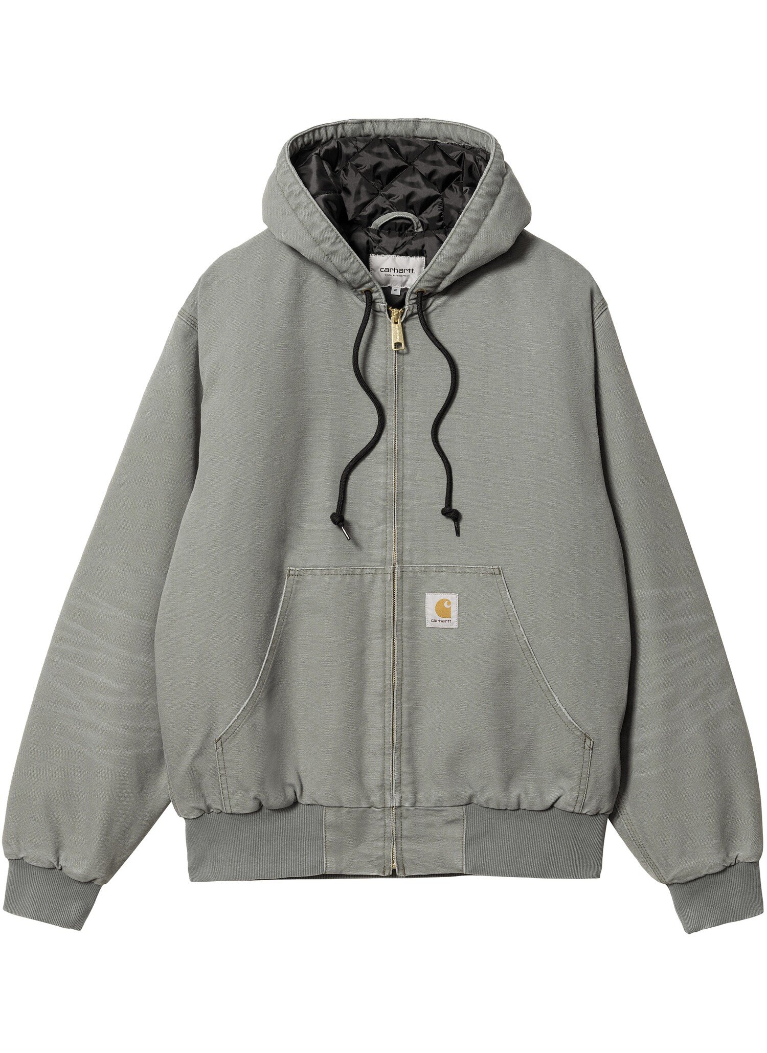 【国産得価】最終価格　Carhartt activejacket メキシコ製 革ロゴ ジャケット・アウター