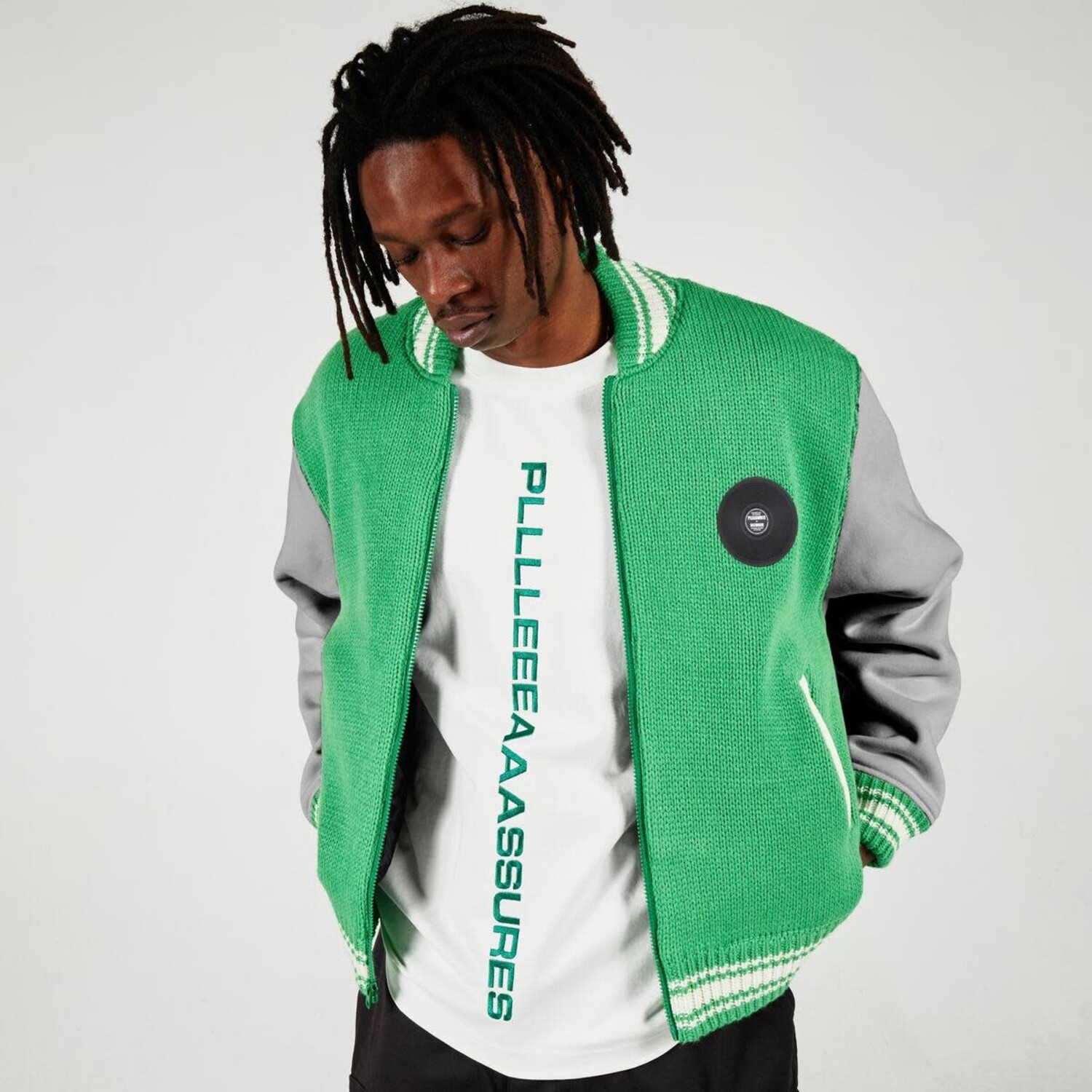 PLEASURES/プレジャーズ】SMOKE KNITTED VARSITY - beaconparenting.ie