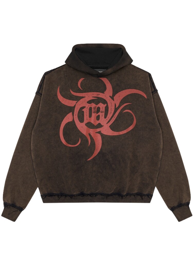 MISBHV The Beach Hoodie 'Washed Black/Brown'
