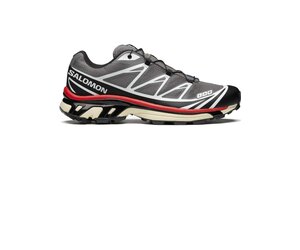 ★【Salomon】★SALOMON XT-6 Pewter Aurora Red★22-30cm★ SALOMON XT-6 'Pewter Black Aurora Red' 472932