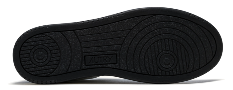 AUTRY Medalist Leather Low Sneakers 'Black/White'