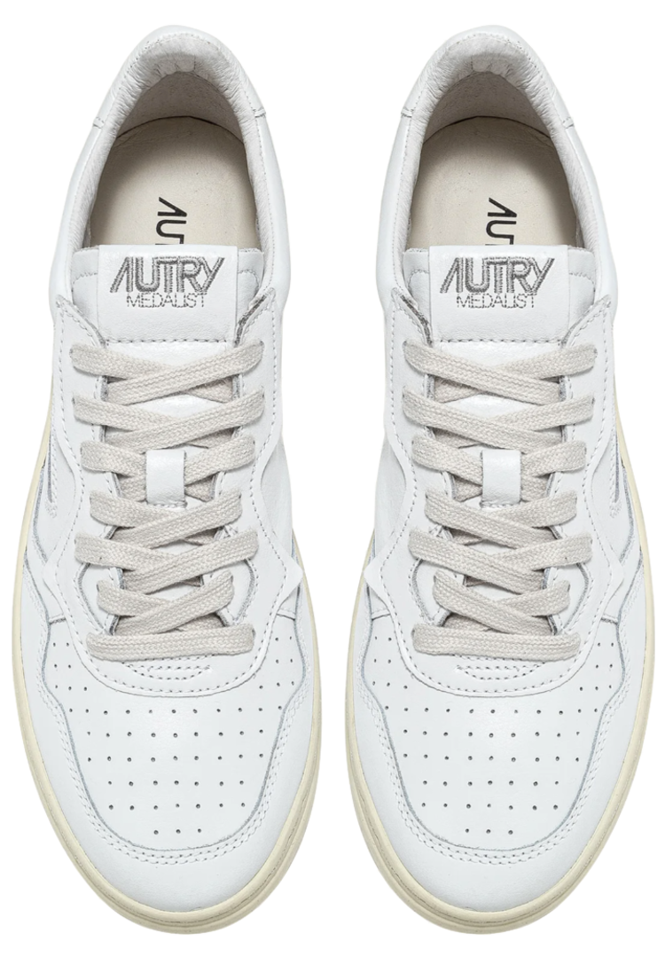 AUTRY Medalist Leather Low Sneakers 'White' (Women's)