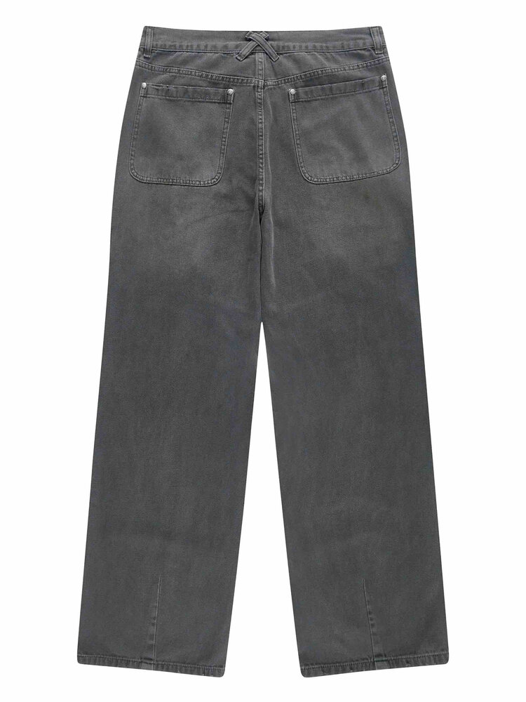 CEEC LA Double Knee Embroidered Cargo Pants 'Dark Grey'