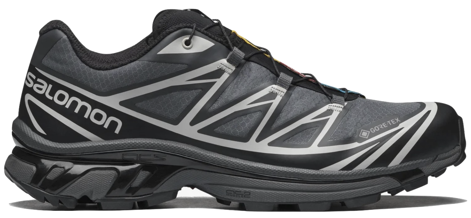 靴 Salomon XT-6 Gore-Tex Black Ebony Salomon XT-6 GORE-TEX Trainers - Black/Ebony/Lunar Rock