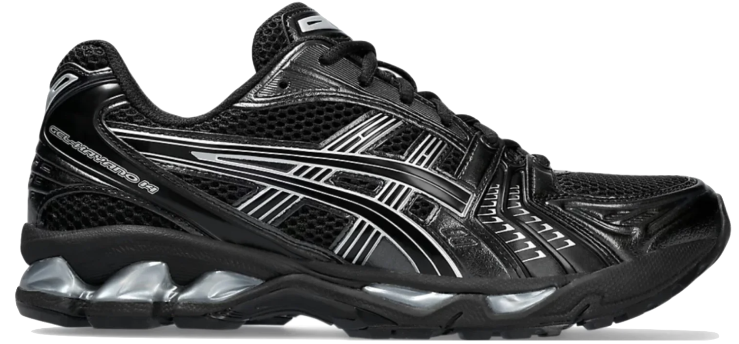 Asics Gel-Kayano 14 Sneakers 'Black/Pure Silver' | HALO