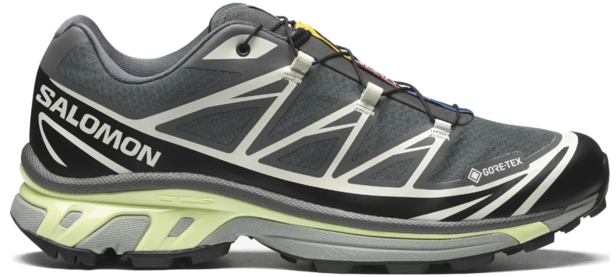 Salomon XT-6 GTX Sneakers 'Urban Chic/Black/Lime Cream' HALO