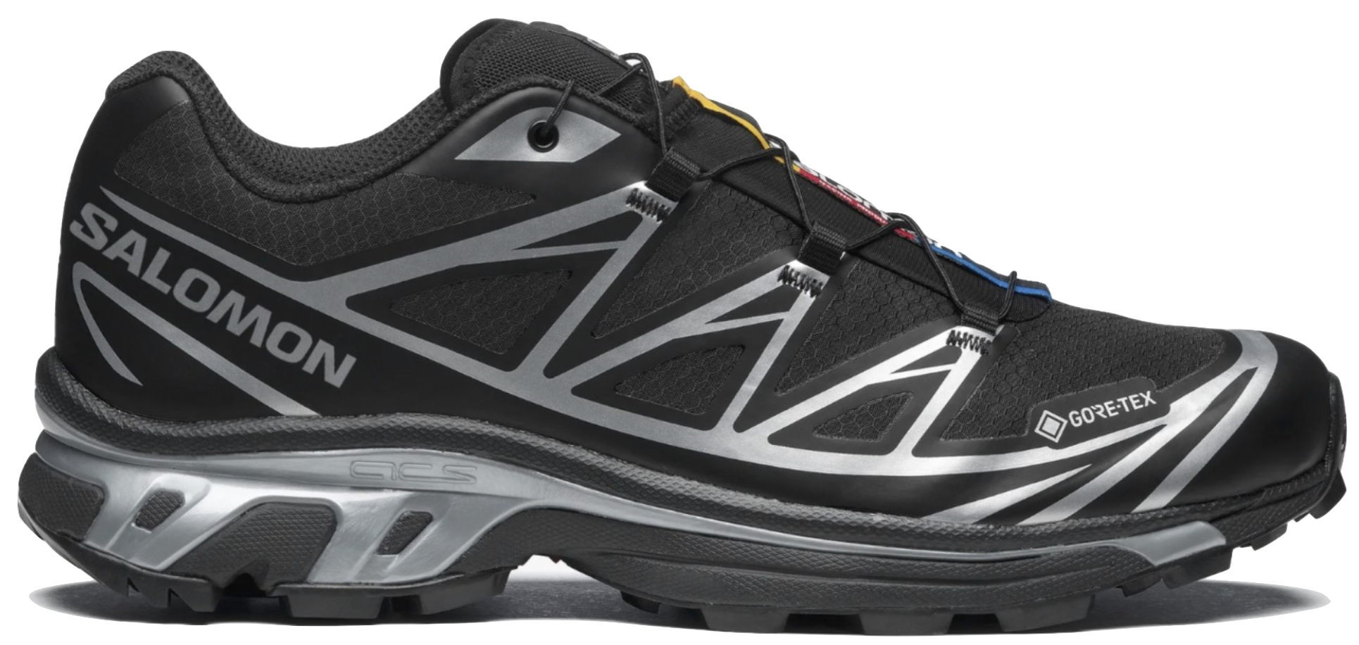 Salomon XT-6 GTX Sneakers 'Black/Black/Ftw Silver' | HALO