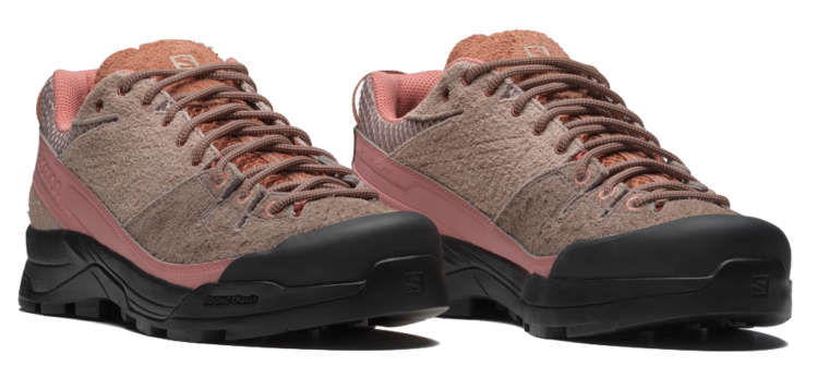 Salomon X-ALP Suede Sneakers 'Etherea/Russet/Hyma Pink'
