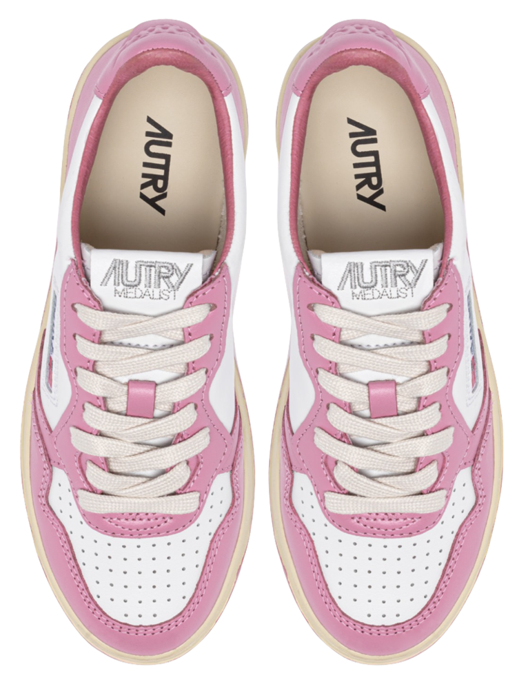 AUTRY Medalist Leather Low Sneakers 'White/Polignac'