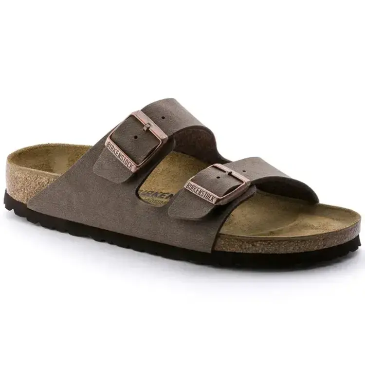 Birkenstock Arizona Birko-Flor Birkibuc 'Mocca'