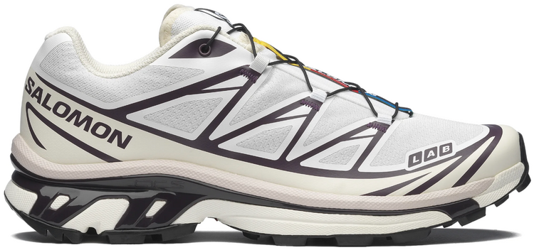Salomon XT-6 Sneakers 'White/Vanilla Ice/Plum'