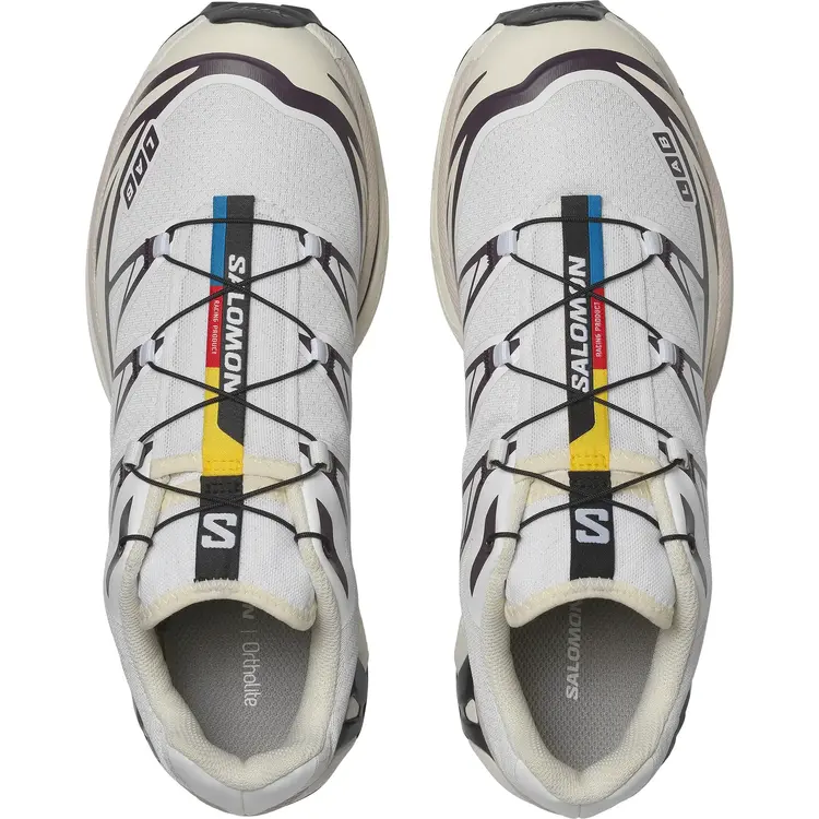 Salomon XT-6 Sneakers 'White/Vanilla Ice/Plum'