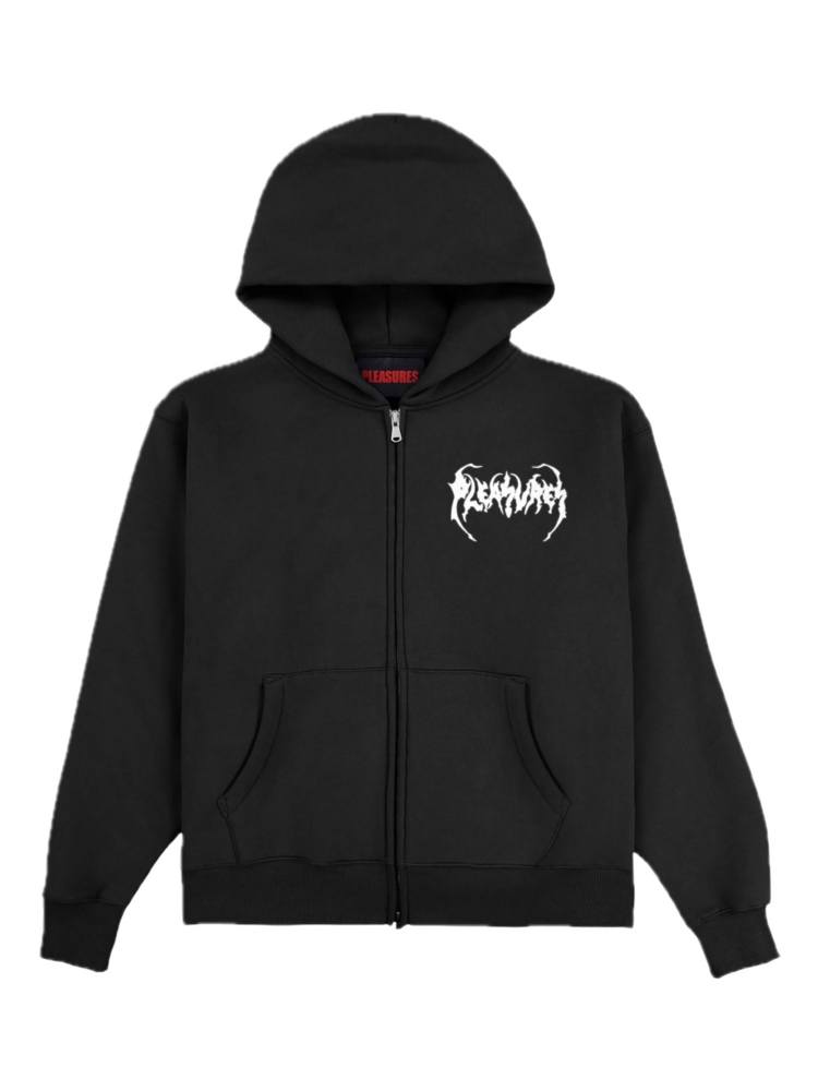 Pleasures Pond Zip Hoodie 'Black'