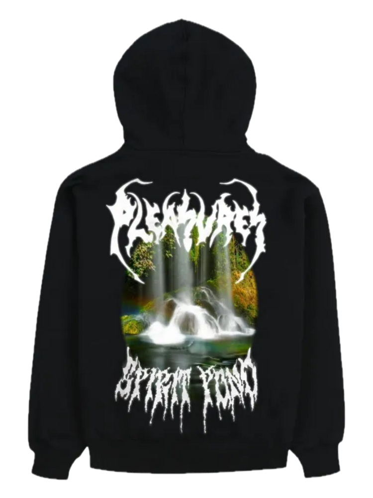 Pleasures Pond Zip Hoodie 'Black'