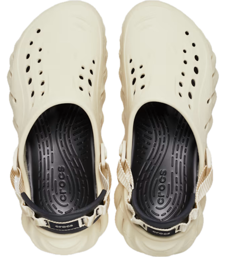 Crocs Echo Clog 'Bone/Black'