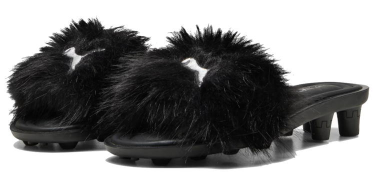 Puma FENTY Slide Chic Fur 'Black'