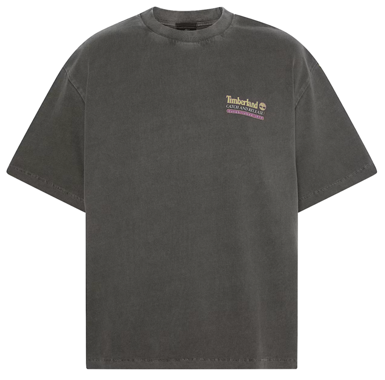 Timberland Fly Fishing Graphic T-Shirt 'Washed Black'