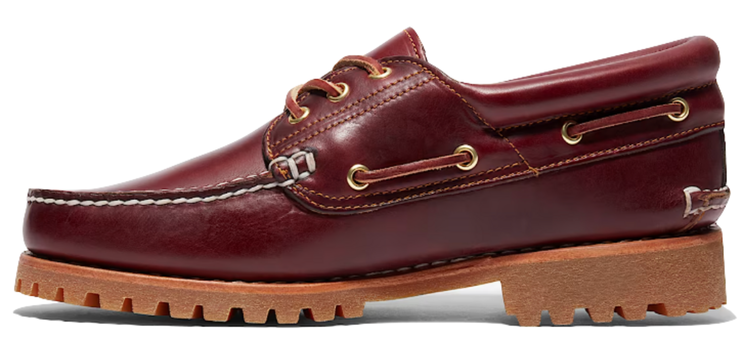 Timberland Authentic Boat Shoe 'Burgundy' | HALO - HALO Sneakerstore
