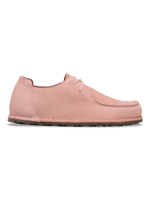 Birkenstock Utti Lace Suede Shoes 'Pink Clay'