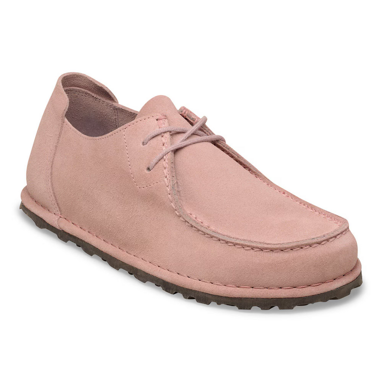 Birkenstock Utti Lace Suede Shoes 'Pink Clay'