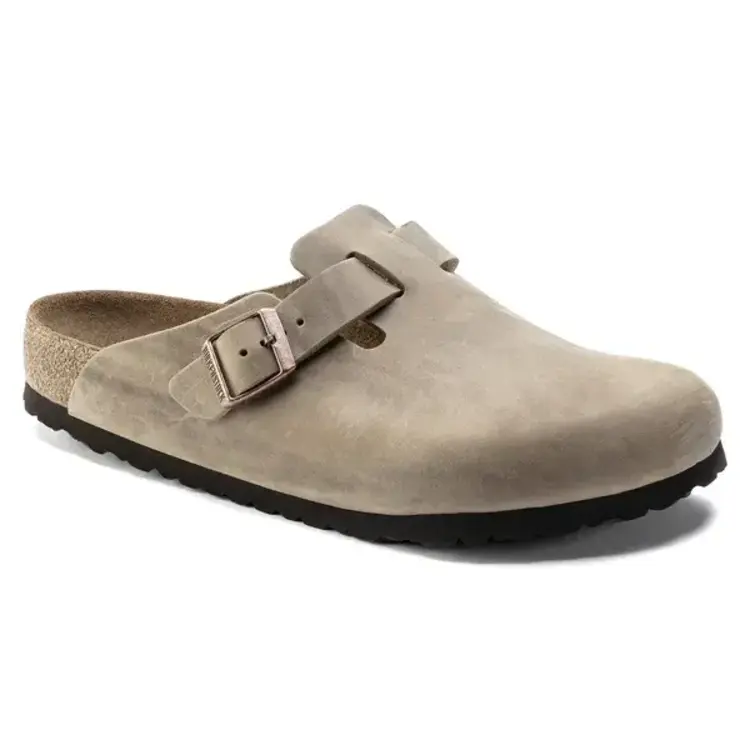 Birkenstock Boston Soft Footbed Shoes 'Tabacco Brown'