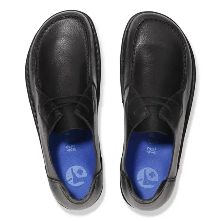 Birkenstock Utti Lace Natural Leather Shoes 'Black'