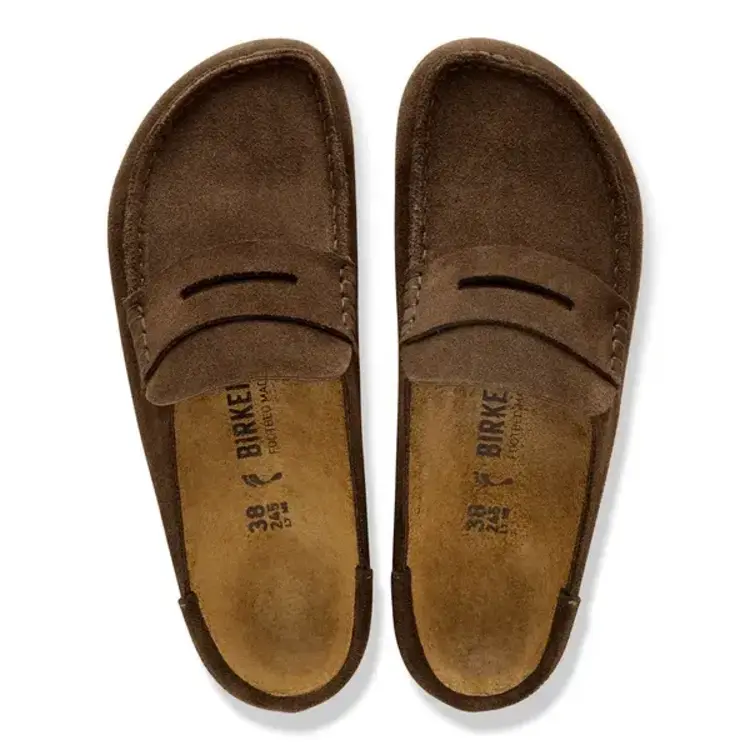 Birkenstock Naples Wrapped Suede Leather Shoes 'Carafe'