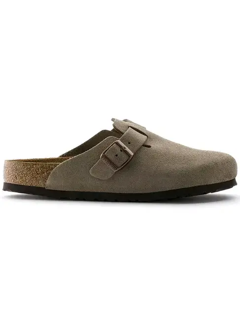 Birkenstock Boston Soft Footbed Suede 'Taupe'