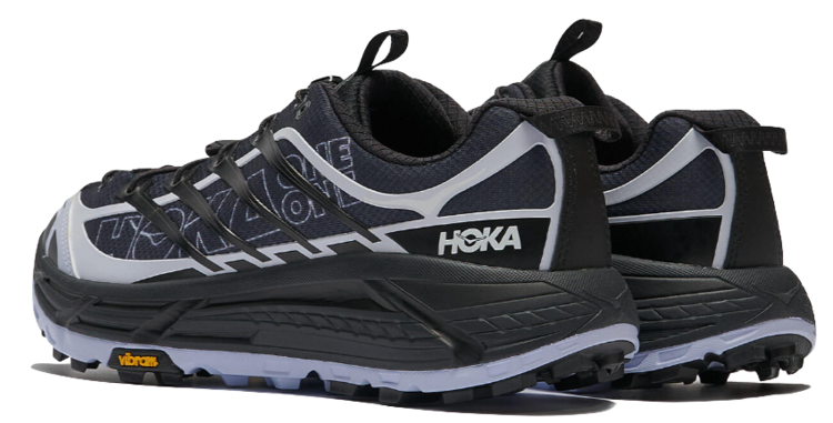 HOKA U Mafate Three2 Wordmark Sneakers 'Carbon Black/Ambient Blue'