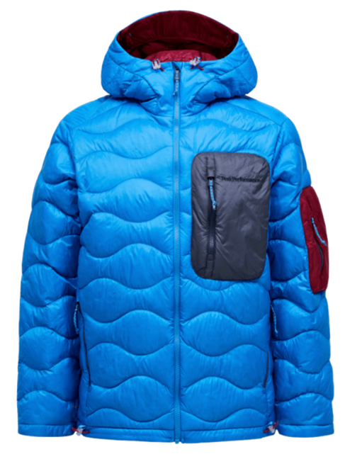 Peak Performance M Helium Utility Down Hood Jacket 'Azure Ascent/Mountain Mist'