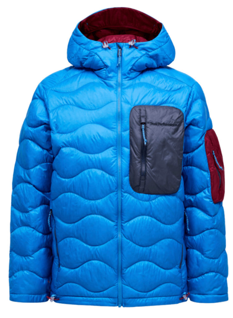 Peak Performance M Helium Utility Down Hood Jacket 'Azure Ascent/Mountain Mist'