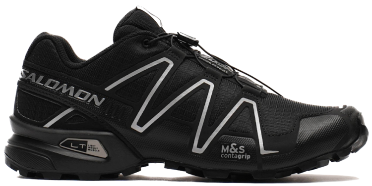 Salomon SPEEDCROSS 3 Sneakers 'Black/Silver'