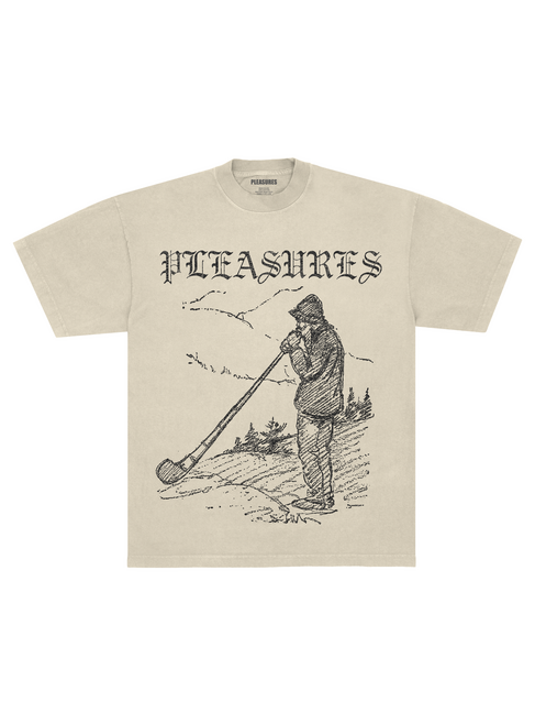 Pleasures Pipe T-Shirt 'Sand'